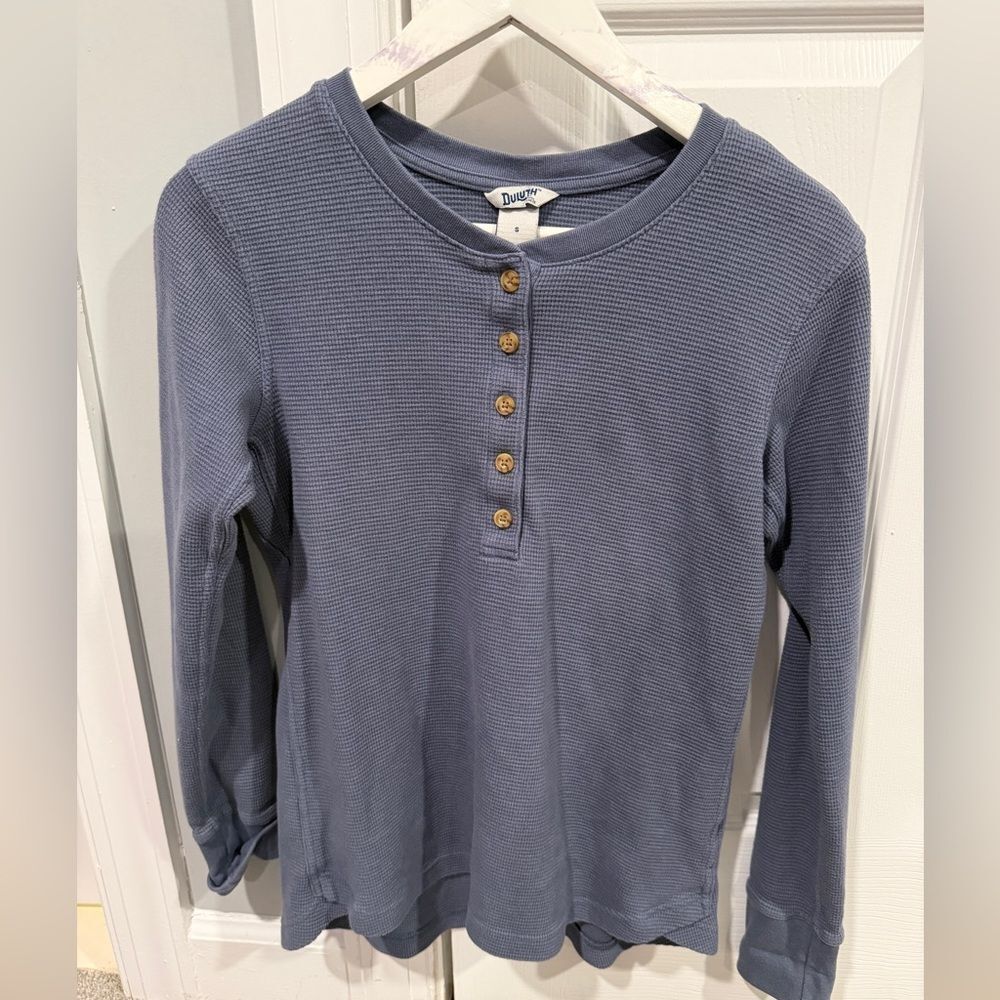 Pre-owned Duluth Trading Co. Women's S Button down‎ Halfway long sleeve shirt!